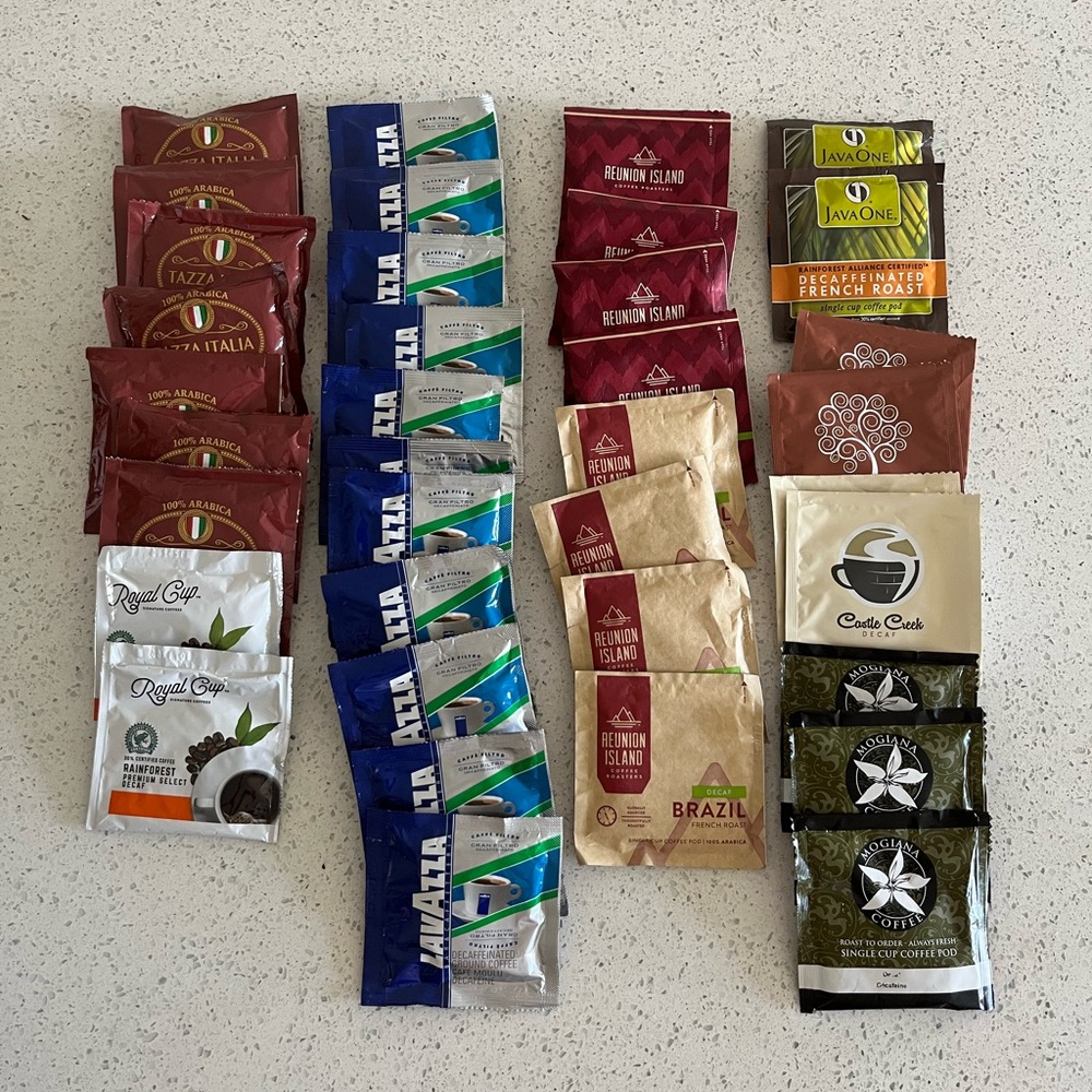 Assorted Decaf Coffee Pod Variety Pack (37 pods)